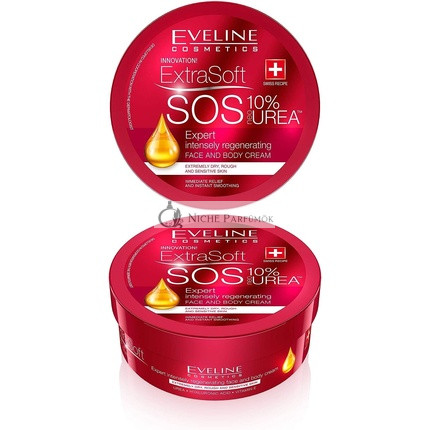 Eveline Cosmetics S.O.S Face and Body Skin Shea Butter Moisturizer 175ml