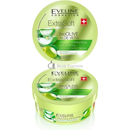 Eveline Cosmetics Soft bioOLIVE Aloe Vera Face & Body Moisturising Cream for Women 175ml