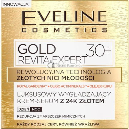Eveline Cosmetics Gold Revita Expert 30+ Wrinkle Reduction All Skin Types 50ml
