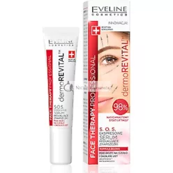   Eveline Cosmetics Ftp Dermorevital Serum Reduces Wrinkles Eye/Lips/Face 15ml