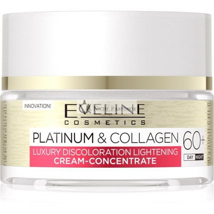 Eveline Cosmetics Platinum & Collagen Anti-Wrinkle Day and Night Cream 60+ 50 ml