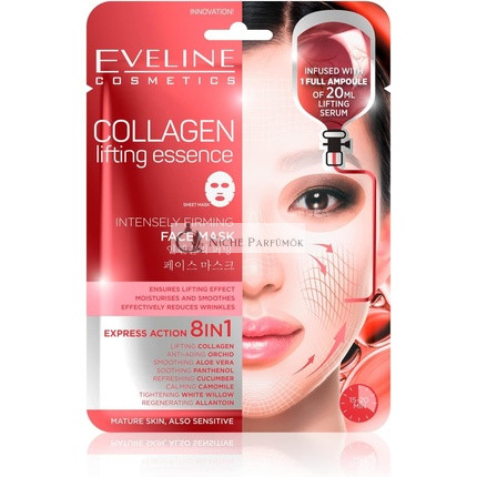 Eveline Collagen Intensely Lifting Sheet Face Mask for Sensitive and Mature Skin