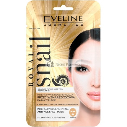 Eveline Cosmetics Royal Snail Intensive Regenerating Anti-Age Cloth Mask
