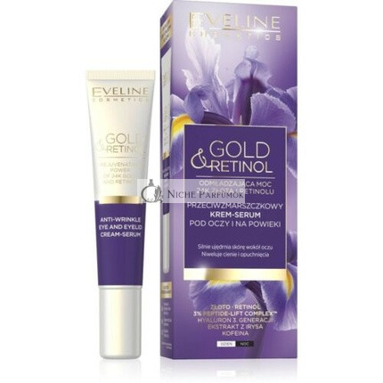 Eveline Gold & Retinol Anti-Wrinkle Day and Night Cream 15ml
