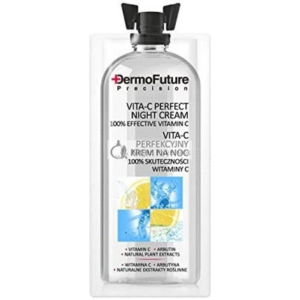 DERMOFUTURE Anti-Wrinkle Lightening Night Cream with Vitamin C 12ml