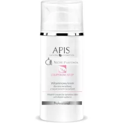  APIS Couperose Stop Vitamin Cream for Sensitive Skin with Vitamin C, Ginkgo, Ceramides and Hyaluronic Acid 100ml