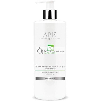 Apis Professional Acne Stop Cleansing Antibacterial Tonic with Green Tea 500ml