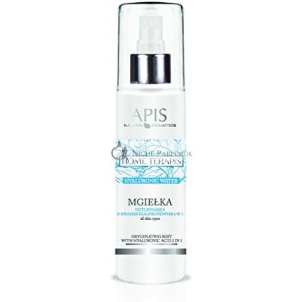 APIS Home Terapis Oxygen Hydrating Oxygen Spray Mist 2-in-1 with Hyaluronic Acid, Aloe Extract and Minerals Intensive Hydration, Refreshment and Shine 150ml