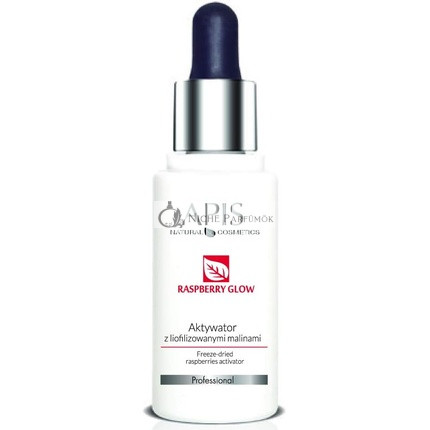 APIS Raspberry Glow Activator with Freeze Dried Raspberries and Hyaluronic Acid 30ml