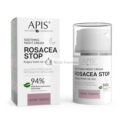 Apis Rosacea Stop Soothing Night Cream for Irritated and Sensitive Skin 50ml