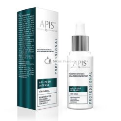   Apis Nail Concentrate API-PODO INTENSE Nail Treatment Regenerates Strengthens Prevents Splitting Prevents Brittle Collagen Ceramides Elastin Hemp Oil Vitamins A and E 30ml