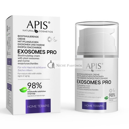 Biostimulating Cream with Plant Exosomes EXOSOMES PRO Home Therapies Innovative Skin Care Regeneration Moisture Anti-Aging Combination Skin 50ml