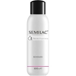   Semilac Remover Nail Polish Remover 500ml with Acetone and Lanolin for Hybrid Polish - Dermatologically Tested