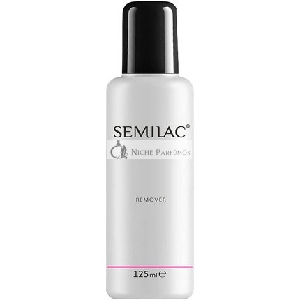 Semilac Remover Nail Polish Remover 125ml with Acetone and Lanolin - Dermatologically Tested UV LED Nail Polish Cleaner for Manicure and Pedicure