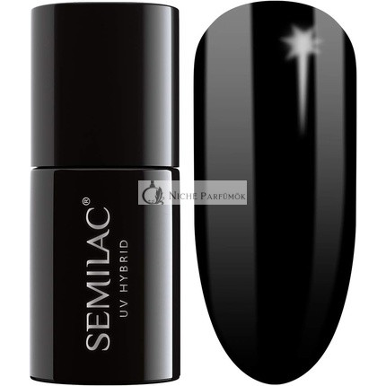 Semilac 031 UV Hybrid Nail Polish Black Diamond 7ml