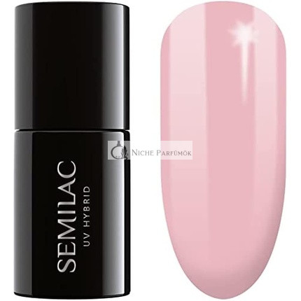 Semilac 047 UV Hybrid Nail Polish Pink Peach Milk 7ml