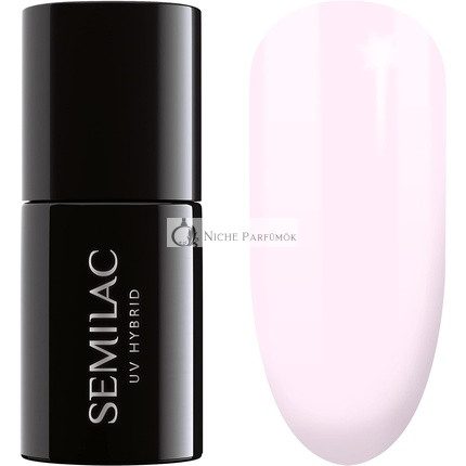Semilac UV Nail Polish French Beige Milk 051 7ml - Rose Color