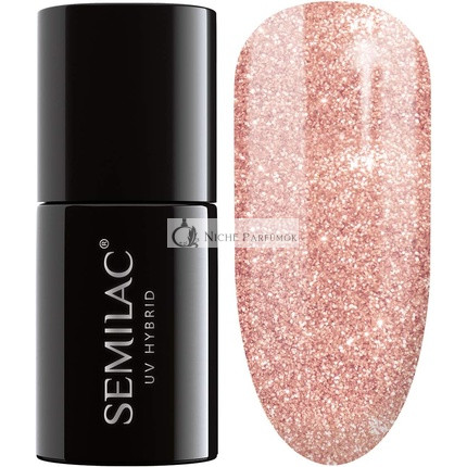 Semilac UV Nail Polish Beige Color 094 Pink Gold 7ml