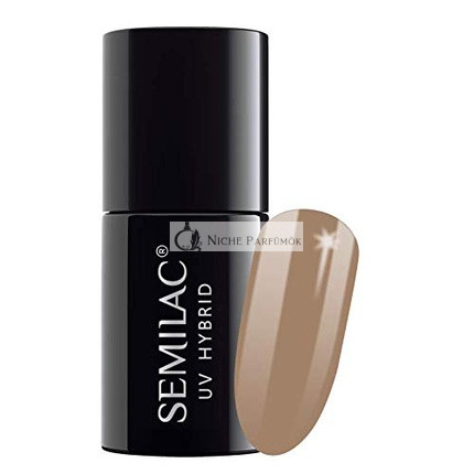 Semilac UV Hybrid Nail Polish Number 139 7ml Nuts & Caramel