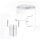 Semilac Nail Extension Stencil 100 Pieces for Gel and Acrylic Nails Round Shape