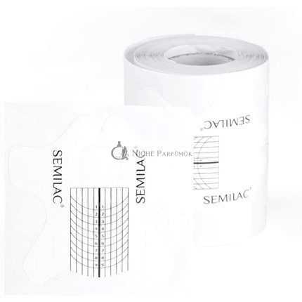 Semilac Nail Extension Stencil 100 Pieces for Gel and Acrylic Nails Round Shape