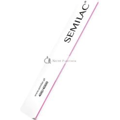   Semilac Nail Buffer 400/400 for Manicure and Pedicure - Smooths Natural and Acrylic Nails