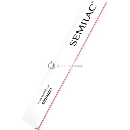 Semilac Nail Buffer 400/400 for Manicure and Pedicure - Smooths Natural and Acrylic Nails