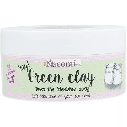 Nacomi Natural Green Clay Face & Body Mask 65g