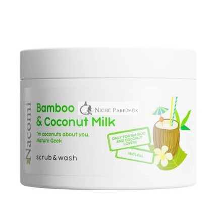 Piankowy Peeling with Bamboo and Coconut Milk Scent 180ml Nacomi