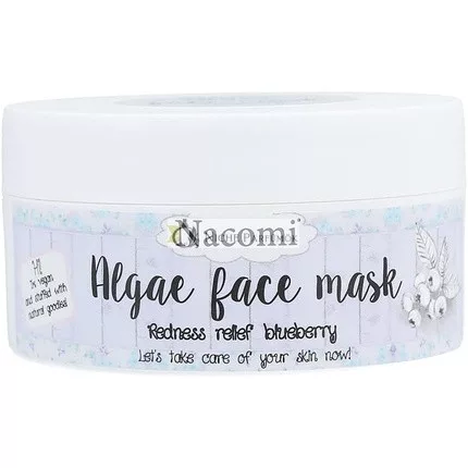 Nacomi Natural Algae Face Mask Redness Relief Blueberry 42g
