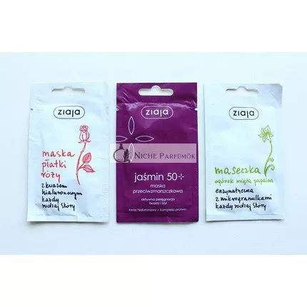 ZIAJA Rose Petals Face Mask with Jasmine and Cucumber