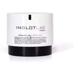   Inglot Lab Evermatte Day Protection Face Cream with Coenzyme Q10, Apricot Kernel Oil and Enantia Chlorantha Bark Extract 50ml - Vegan
