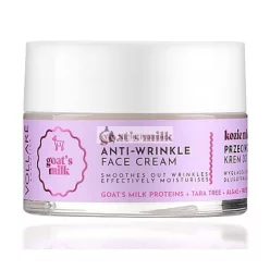   Vollare Cosmetics Anti Wrinkle Face Cream for Women with Goat Milk's Protein and Red Algae - Day and Night Cream