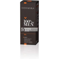   DERMIKA 100% for Men 50+ Anti-Wrinkle and Anti-Furrow Moisturizer Face Cream 50ml