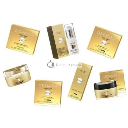 Dermika Gold 24K Total Benefit Day & Night Creams, Eye Cream, Cream Mask