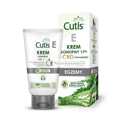 Cutis E Eczema Hemp Cream 17% Cbd 120ml - Long Term Relief