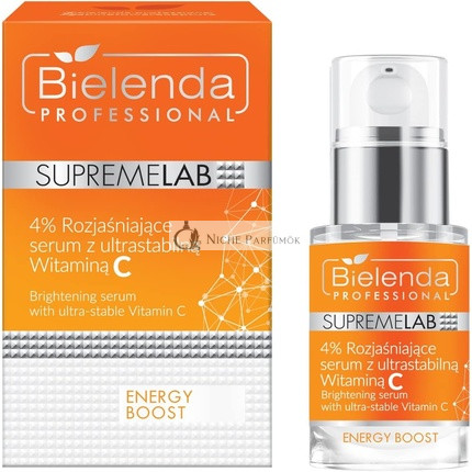 Bielenda Professional Supremelab Energy Boost Brightening Serum with Ultra-Stable Vitamin C 15ml