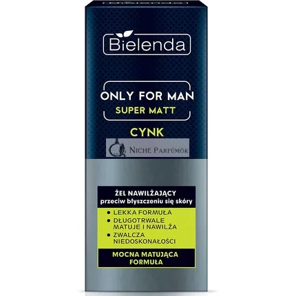 Moisturizing Anti-Shine Super Mat Face Gel for Men 50ml