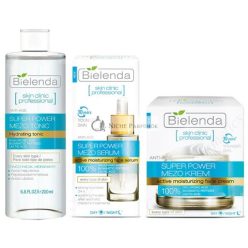   Bielenda Skin Clinic Super Power Mezo Hydrating Anti-Age Face Cream Serum Tonic