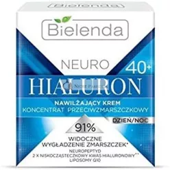   Bielenda Neuro Hialuron Moisturizing Anti Wrinkle Cream Concentrate 40+ Day Night 50ml