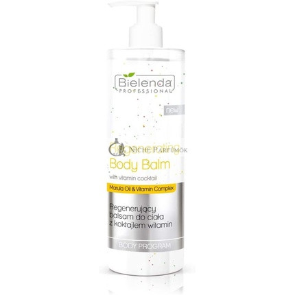 Bielenda Professional Regenerating Body Balm with Marula Oil and Vitamin Complex 490ml