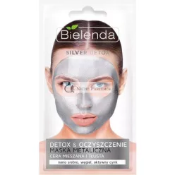   Bielenda Silver Detox Face Mask with Charcoal and Silver for Oily and Impure Skin 8g