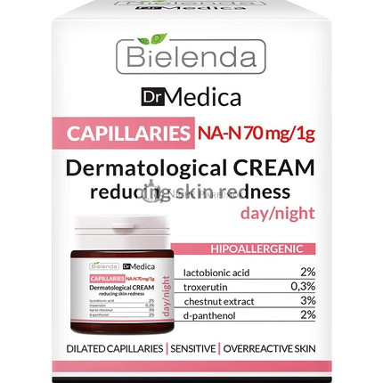 Bielenda Dr Medica - Reduces Skin Redness, Prevents The Formation Of New Veins