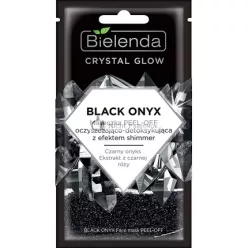   Bielenda Crystal Blow Black Onyx Cleansing and Detoxifying Peel Off Face Mask 8g