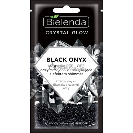 Bielenda Crystal Blow Black Onyx Cleansing and Detoxifying Peel Off Face Mask 8g