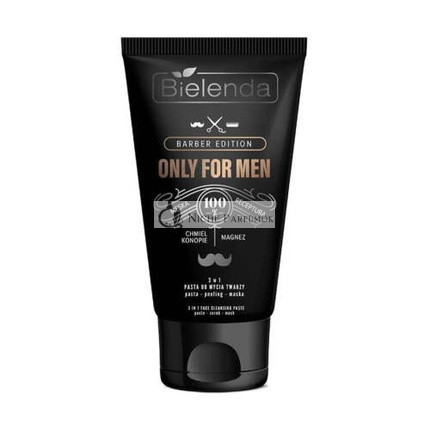 Bielenda Only For Men Barber Edition 3-in-1 Face Cleansing Paste