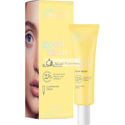 Bielenda Good Skin Glow Boost Brightening Cream with Glycolic Acid and Vitamin C