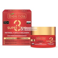   Bielenda Super Trio Retinol Vitamin C Collagen Deeply Rebuilding Anti-Wrinkle Cream 50ml