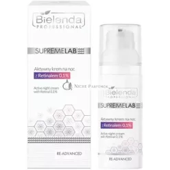   Bielenda Professional Supremelab Active Night Cream with Retinol 0.1% for Skin Reconstruction, Protection, and Care 50ml