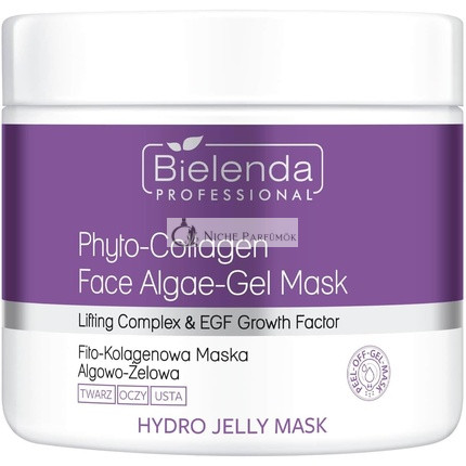Bielenda Professional Hydro Jelly Firming Algae Gel Mask Phyto-Collagen & EGF Growth Factor Lifting Firming Anti Age 190g